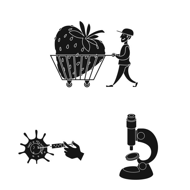 孤立物体质量和实验室符号图片下载