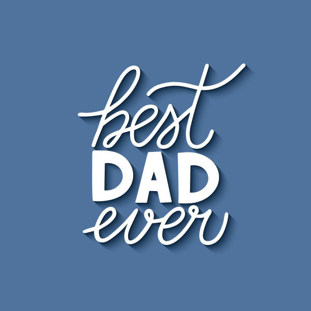 蓝色背景上最好的手写字母图片下载