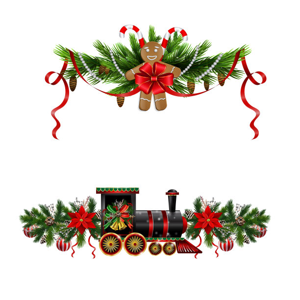 圣诞节装饰用冷杉树和图片下载