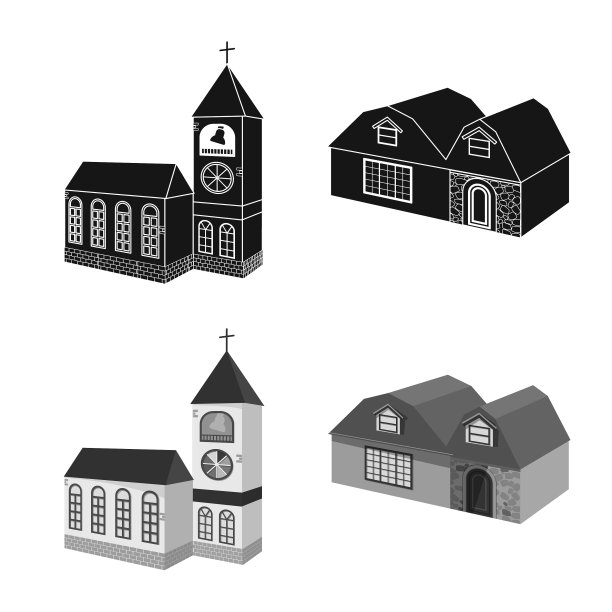 设计门面及房屋标识集图片下载