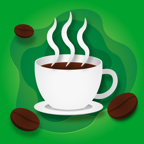 纸制热咖啡或热巧克力配图片下载