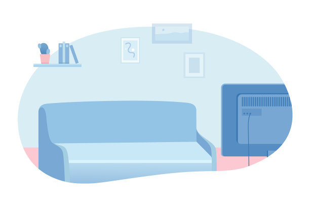 空客厅公寓图片下载