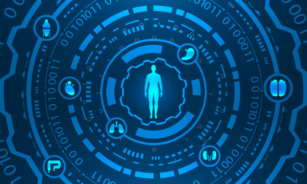 Hud界面虚拟未来系统医疗保健图片下载