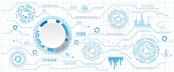 未来的界面hud风格和信息图表图片下载