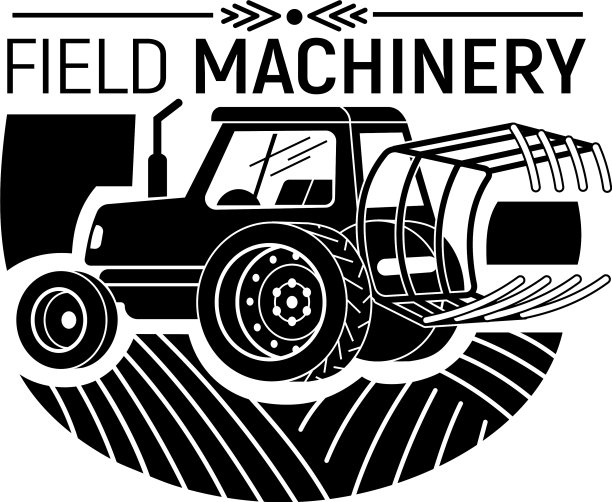 现场机械标志简约风格图片下载