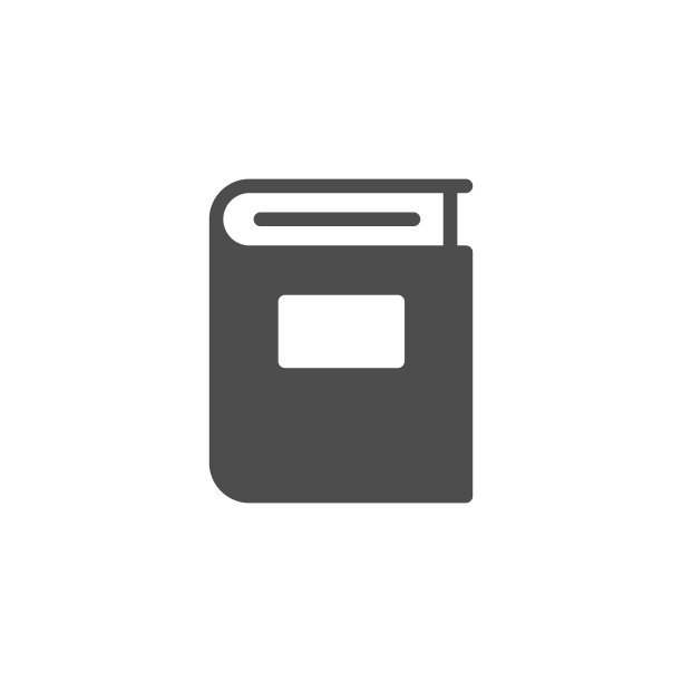 书籍教育概念字形图标图片下载