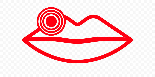 唇疱疹图标唇疱疹单纯疱疹图片下载