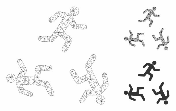 跑步男子循环网二维模型和图片下载