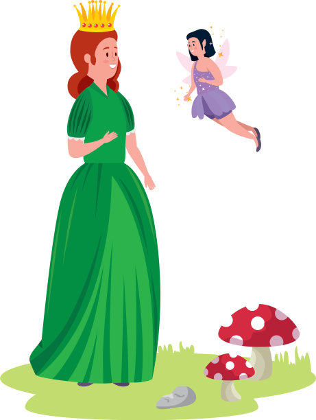 美丽的公主与仙女阿凡达的角色图片下载