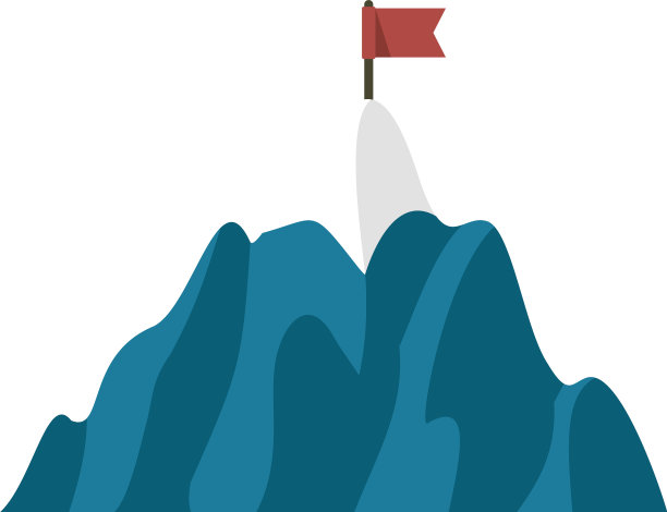 山商务目标图标扁平化风格图片下载