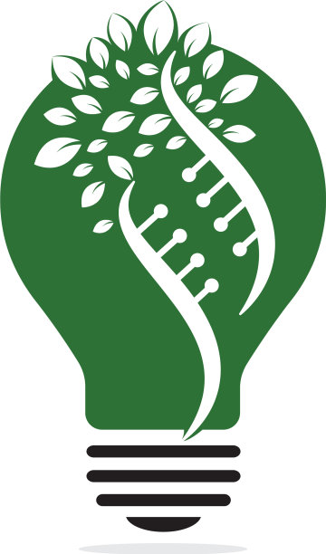 DNA树标志设计图片下载