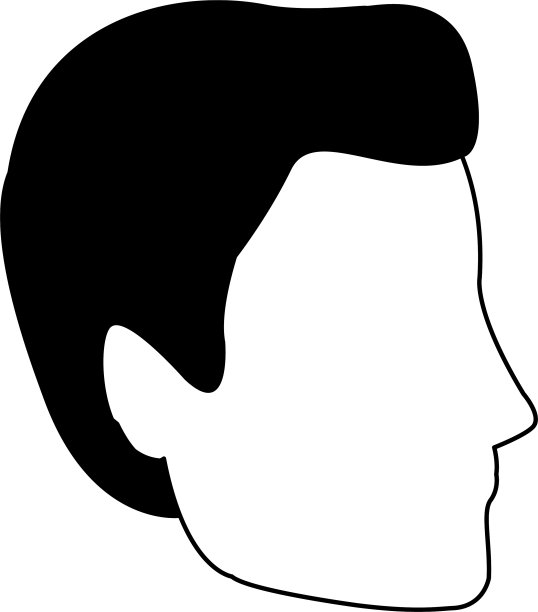 头像人脸图标平面设计图片下载