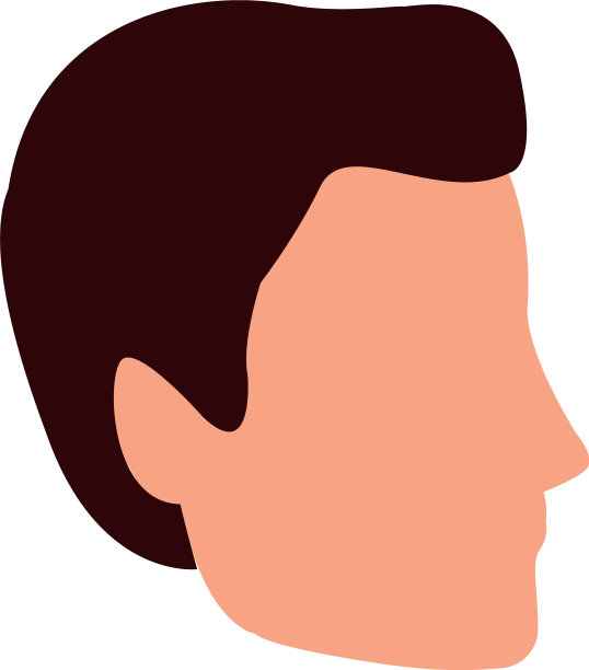 头像人脸图标平面设计图片下载