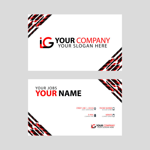 横向的名片上有装饰的口音图片下载