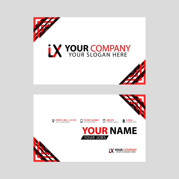 横向的名片上有装饰的口音图片下载