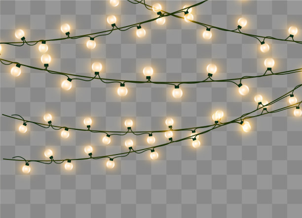 圣诞灯效果图片下载