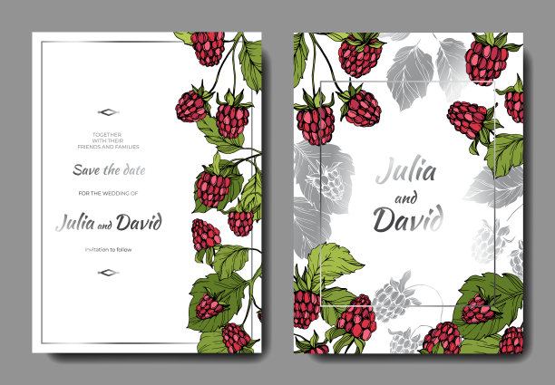 树莓健康食品呈红色和绿色图片下载