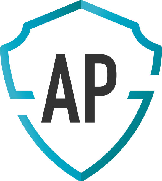 首字母ap创意盾设计标志图片下载