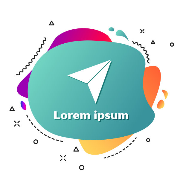 白色的纸飞机图标孤立在白色图片下载