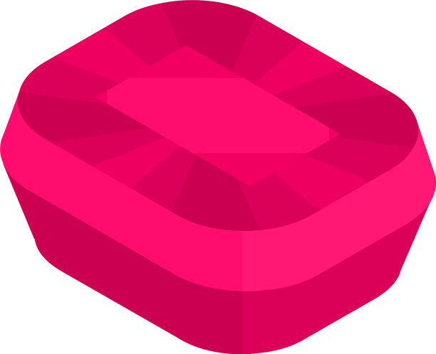 尖晶石宝石图标等距样式图片下载