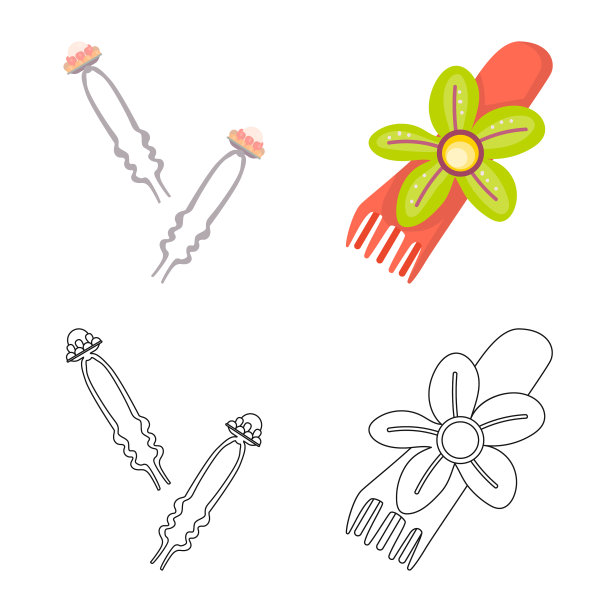 设计美观、时尚的标志集图片下载