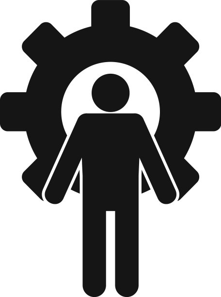 齿轮管理图标简单的风格图片下载