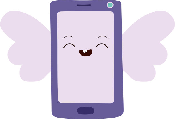 孤立的智能手机图标设计图片下载