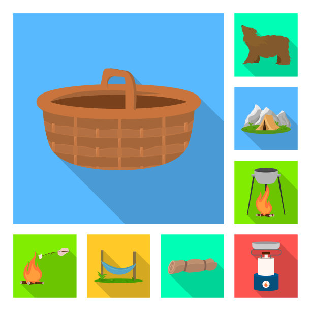 设计旅游、游览符号图片下载