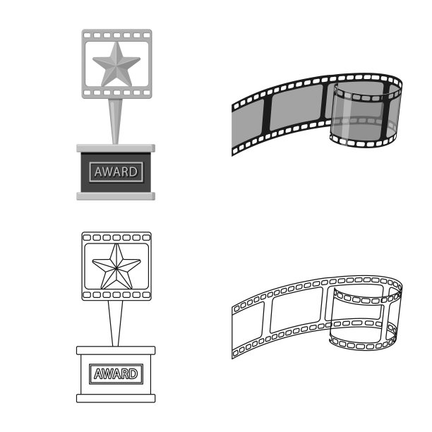电视和拍摄标志图片下载