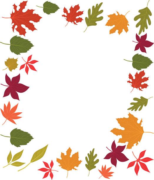 孤立秋叶设计图片下载