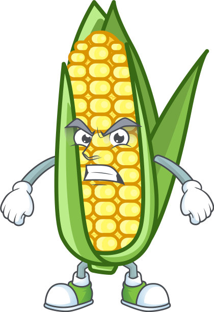 卡通玉米生与性格烦恼图片下载