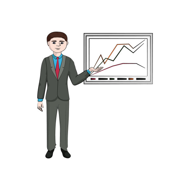 商人展示图表图片下载