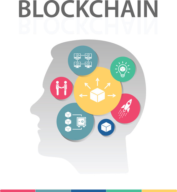 区块链信息图设计时间轴概念图片下载