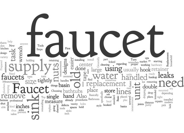 基本的水龙头更换图片下载