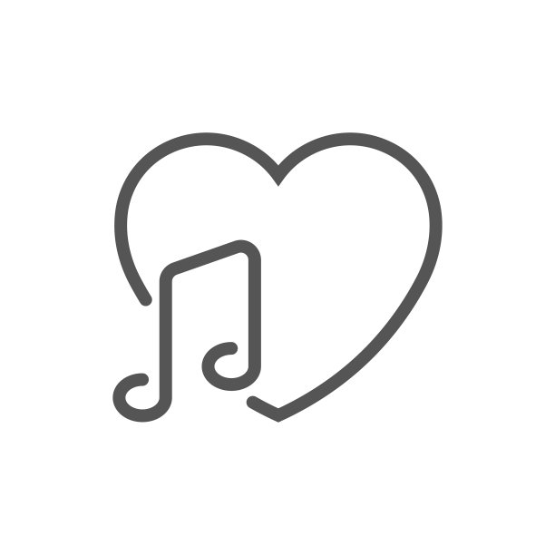 心与注平图标标志丰富多彩图片下载