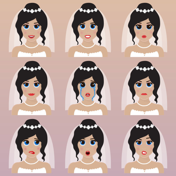 设置可爱的新娘表情图片下载