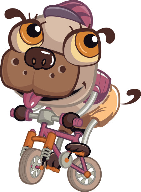 骑自行车的女孩图片下载