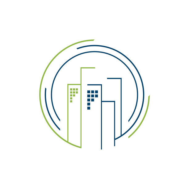 圆房子房地产公寓直线图片下载