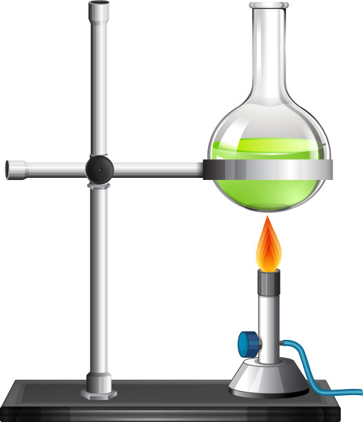 在环架上燃烧液体图片下载