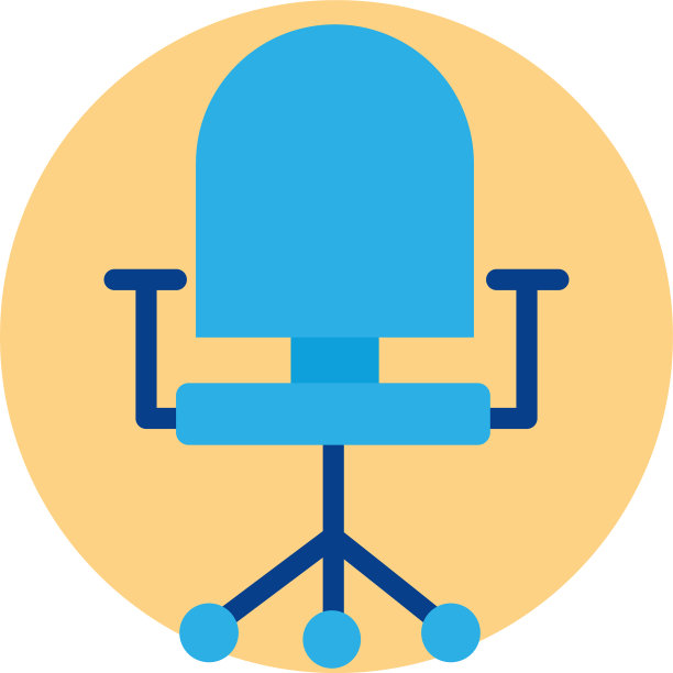 孤立的椅子图标块设计图片下载