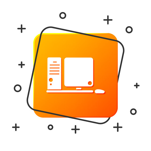 白色电脑显示器，键盘和鼠标图片下载