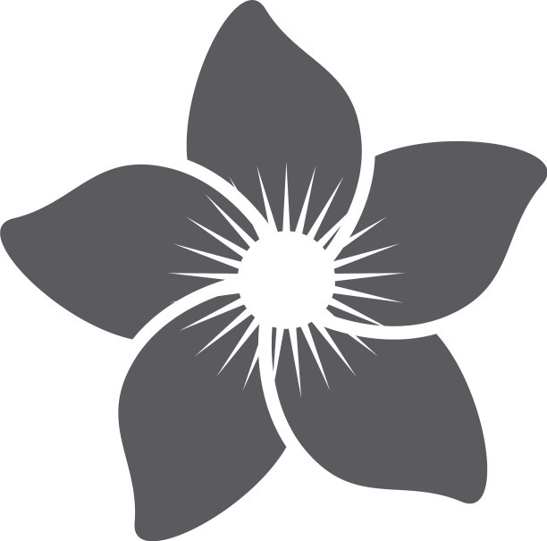茉莉花图标标志模板图片下载