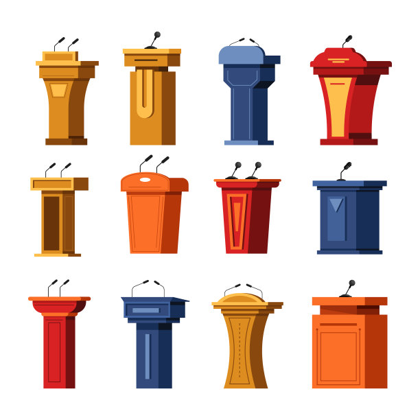 讲台或辩论台的台座或木制的图片下载