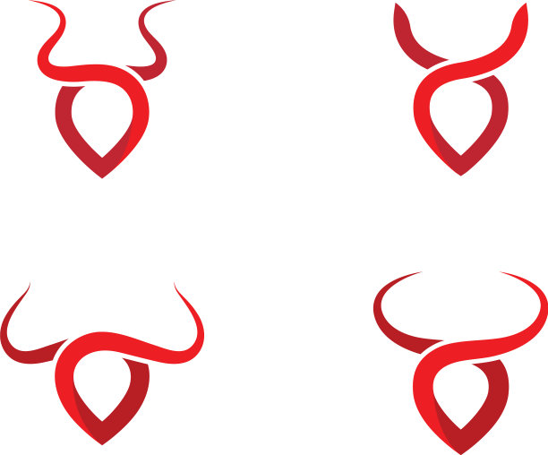 金牛座标志模板图标图片下载