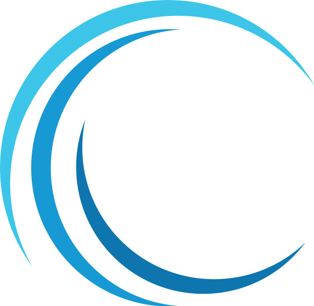 C字母水波图标图片下载