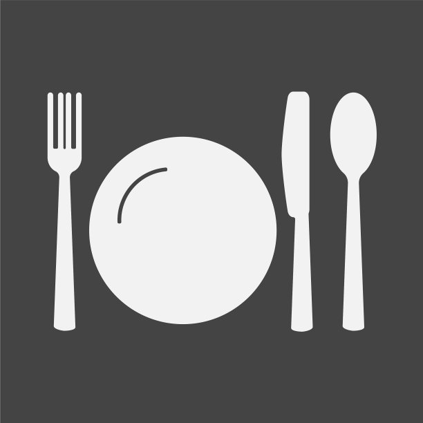 刀、叉、匙、盘、餐具、餐桌摆设图片下载