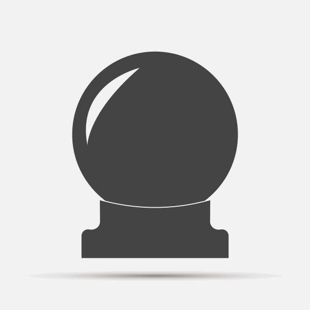 魔术球图标是一个用于占卜和魔术的球体图片下载