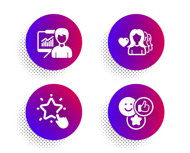 展示女人的爱和排名明星图标图片下载