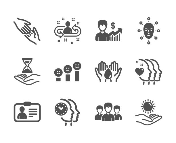 为人们设置图标，如客户满意度图片下载