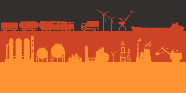 工业头旗帜图片下载